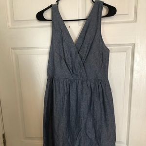 Denim dress, above the knee, forever 21